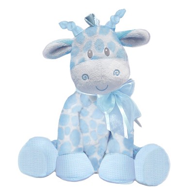 First and Main - Jingles 11" Sitting Giraffe, Blue