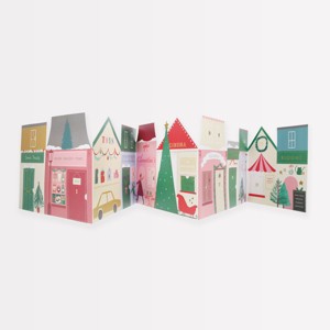 Meri Meri Christmas Street Concertina Advent Calendar (Pack of 1