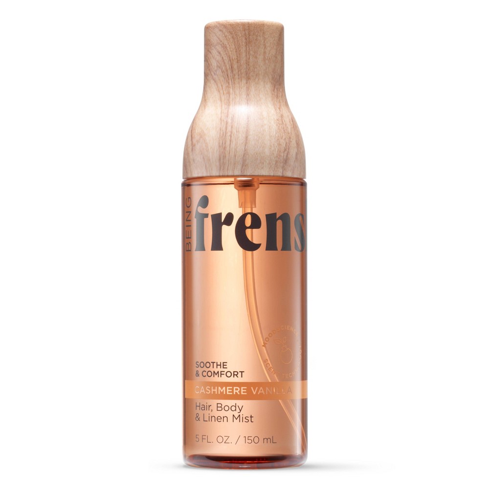 Being Frenshe Cashmere Vanilla Women's Hair, Body & Linen Mist Body Spray with Essential Oils - 5 fl oz