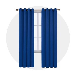 Deconovo Blackout Thermal Grommet Window Curtain 1 Panel - 1 of 4
