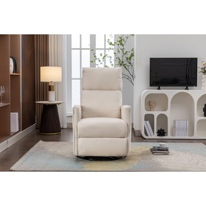 NicBex Recliner Chair Rocking Chair with Adjustable Back Swivel Accent Chair Glider Rocking Chair for Living Room - 1 of 4