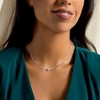 Ross-Simons 0.50 Carat Simulated Ruby Heart Necklace With 3.50 ct. t.w. Czs in Sterling Silver Size 16 - 2 of 3