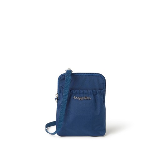 Baggallini Go Bagg Crossbody Bag With Rfid Wristlet - French Navy