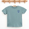 The Juniper Shop Pickleball Paddles Crossed Front And Back Youth Short Sleeve Tee - 2 of 4