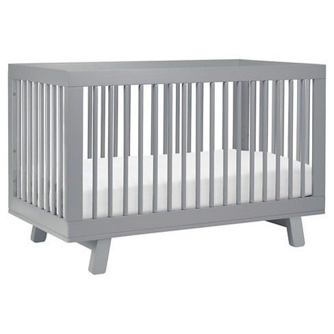 Babyletto Hudson 3 in 1 Convertible Crib With Toddler Rail Gray Target