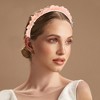 Unique Bargains Girl's Elegant Mesh Headbands 5.51"x4.72"x0.28" Lake Blue Orange 2 Pcs - 2 of 3