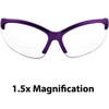 Global Vision Eyewear Contender Bifocal Safety Motorcycle Glasses with +1.5 Bifocal Clear Lenses - 2 of 4