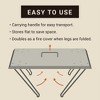 Radiate Stainless Steel Fire Pit Cover - Square Heat Deflector for Outdoor - (25 x 12.25 In) - Smokeless Firepit - 2 of 4