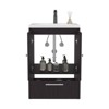 SEVOBAL Bathroom Vanities 60in Two Door Vanities with Two Drawers and Open Shelves for Bathroom Storage, Black, 34.26"*23.23"*13.39" - 4 of 4