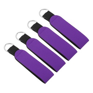 Unique Bargains Neoprene Water Sports Waterproof Floating Keychains 4 Pcs - 1 of 4