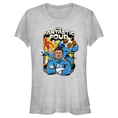 Juniors The Fantastic Four: First Steps Retro Family T Shirt