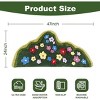 Cute Green Moss Bathroom Runner Rug Long Rectangular Boho Aesthetic Leaf Leaves Bath Mat Shaggy Non Slip Absorbent Shower Mat Decor - 2 of 4