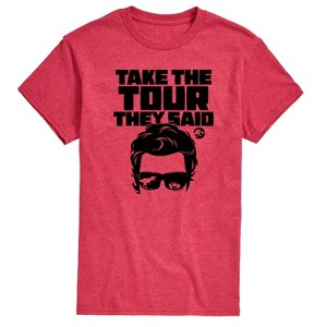 Men's - Jurassic Park - Take The Tour They Said- Men's Short Sleeve Graphic T-Shirt Short Sleeve Graphic T-Shirt - 1 of 4
