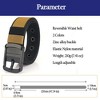 Anna-Kaci Women's Reversible 2-Color Nylon Waist Belt with Zinc Alloy Buckle - 4 of 4