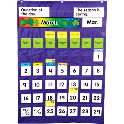 Carson Dellosa Education Complete Calendar And Weather Pocket Chart : Target