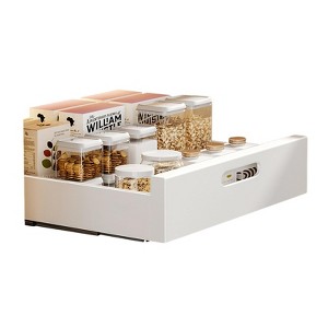 COZONY Expandable Kitchen Drawer Organizer, Height Adjustable Pull Out Cabinet Storage Rack for Pots and Pans - 1 of 4