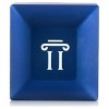 Pompeii3 1 Ct Blue Diamond 3-Stone Engagement Anniversary Ring Lab Created in White or Gold - 4 of 4