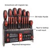 Fleming Supply 39-Pc Steel Magnetic Tip Screwdriver and Bit Set With Storage Rack - 3 of 4