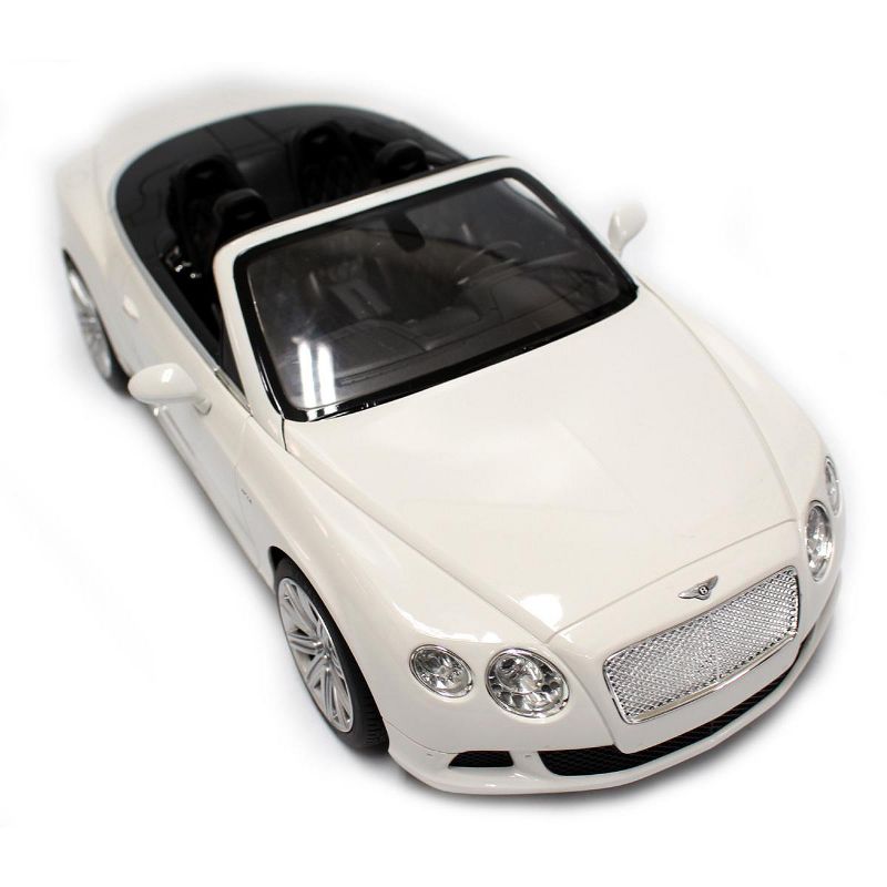 Link Ready! Set! Go! 1:12 RC Bentley Continental GT Convertible Model Car - White, 4 of 8