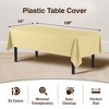 Crown Premium Quality Plastic Tablecloth Disposable - 4 of 4