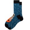 Moon Astronaut Socks (Men's Sizes Adult Large) from the Sock Panda - 3 of 3