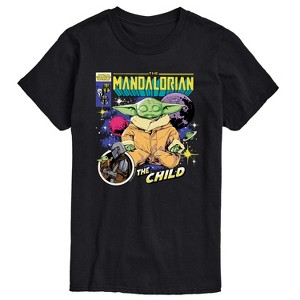 Men's - Star Wars - The Mandalorian Grogu Comic Cover Short Sleeve Graphic T-Shirt - 1 of 4