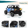 24V 4WD Electric Ride On Dump Truck with Remote Control,2 Seaters Kids Ride On Car,Music&LED Lights,Birthday Gift - 2 of 4