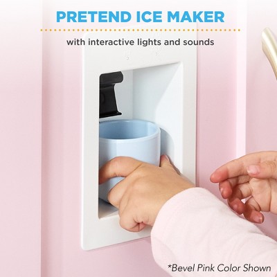 Pink Wooden Corner Kitchen Playset with Lights and Sounds
