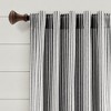 Lush Decor Farmhouse Vintage Stripe Yarn Dyed Cotton Back Tab & Rod Pocket Window Curtain Panel Set - 2 of 4
