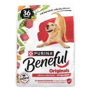 Purina Beneful Originals Real Beef Flavor Dry Dog Food - 1 of 4