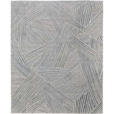 Elias Modern Abstract Green/Ivory/Tan Area Rug