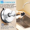 LunaLulinlk Vacuum Metal Suction Cup Hooks Stainless Steel Shower Holder Hanger for Bathroom(Silver 2pcs) - 4 of 4