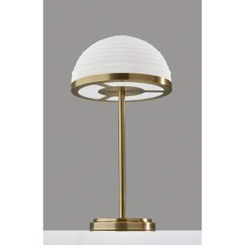 Juliana Table Lamp with Smart Switch Antique Brass (Includes LED Light Bulb) - Adesso