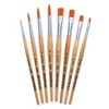 da Vinci JUNIOR Synthetics Student Brushes, Synthetic, Acrylic & Tempera, Assorted, 8 Brush Set in Bamboo Mat - 3 of 3