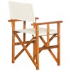 vidaXL Director foot s Chairs 2 pcs Solid Acacia Wood - 2 of 4
