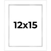 PosterPalooza | Modern Shadow Box 1" Depth White Picture Frame - UV Acrylic, Backing, Hanging Hardware - 2 of 4
