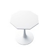 ODK 31.5" Modern Octagonal Dining Table, Pedestal Dining Tables with MDF Table Top for 2-4,Tulip Table Coffee Tables with Round Top for Living Room - 4 of 4