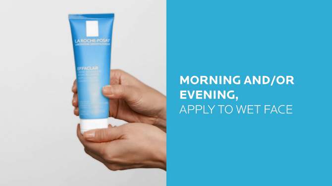 La Roche Posay Effaclar Deep Cleansing Foaming Cream Face Cleanser - Unscented - 4.2oz, 2 of 8, play video