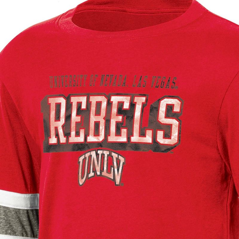 NCAA UNLV Rebels Boys&#39; Long Sleeve T-Shirt, 3 of 4