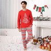 Christmas Pajamas for Family Christmas Pjs Matching Sets for Adults Kids Holiday Xmas Sleepwear Set - 2 of 4