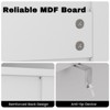 Hyleory Bathroom Floor Storage Cabinet, Freestanding Bathroom Storage Unit with 2 Adjustable Shelves, 11.8 x 23.6 x 31.5 Inches - 4 of 4
