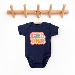 The Juniper Shop Girl Power Retro Baby Bodysuit - 1 of 2