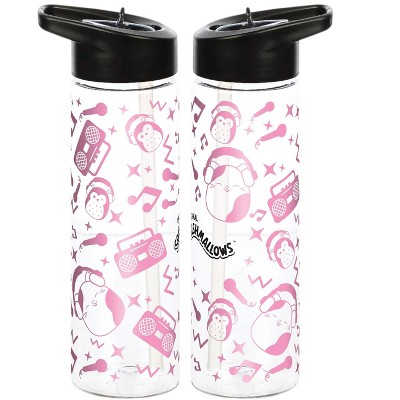 Music Note Plastic Cups With Lids and Straws: Music Party Plastic