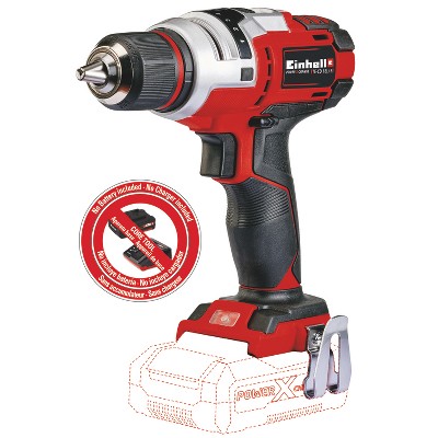 Einhell TE-CD Power X-Change 18-Volt Cordless 1400 RPM Brushed Motor, Variable Speed Drill/Driver, Tool Only (Battery and Charger Not Included)