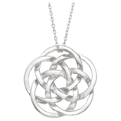 Sterling silver deals celtic knot necklace