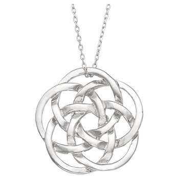 Celtic Knot Pendant In Sterling Silver