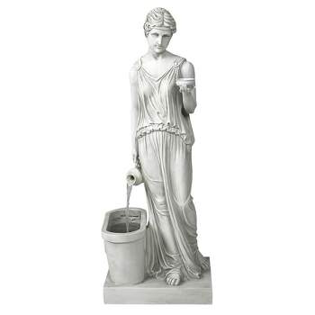 Design Toscano Hebe, Goddess Of Youth Garden Fountain - Off-White