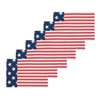 C&F Home Patriotic Stars & Stripes American Flag Cotton Tabletop Placemats Set of 6, 13" x 19" - 2 of 4