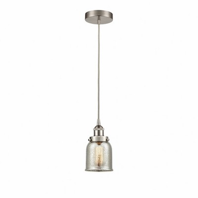 Bell - 1 Light Cord Hung Mini Pendant In Modern Style-9.5 Inches Tall and 5 Inches Wide