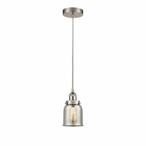 Bell - 1 Light Cord Hung Mini Pendant In Modern Style-9.5 Inches Tall and 5 Inches Wide - 1 of 1